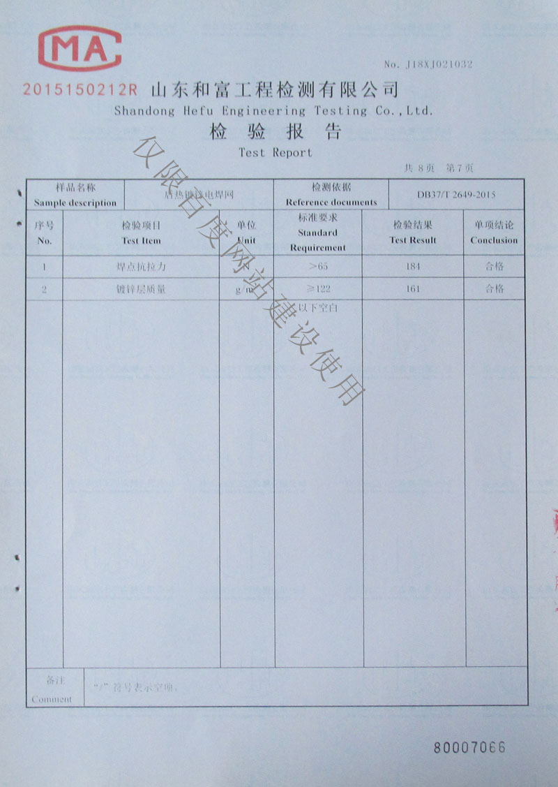 檢驗報告第7頁